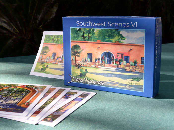 southwest scenes VI greeting cards