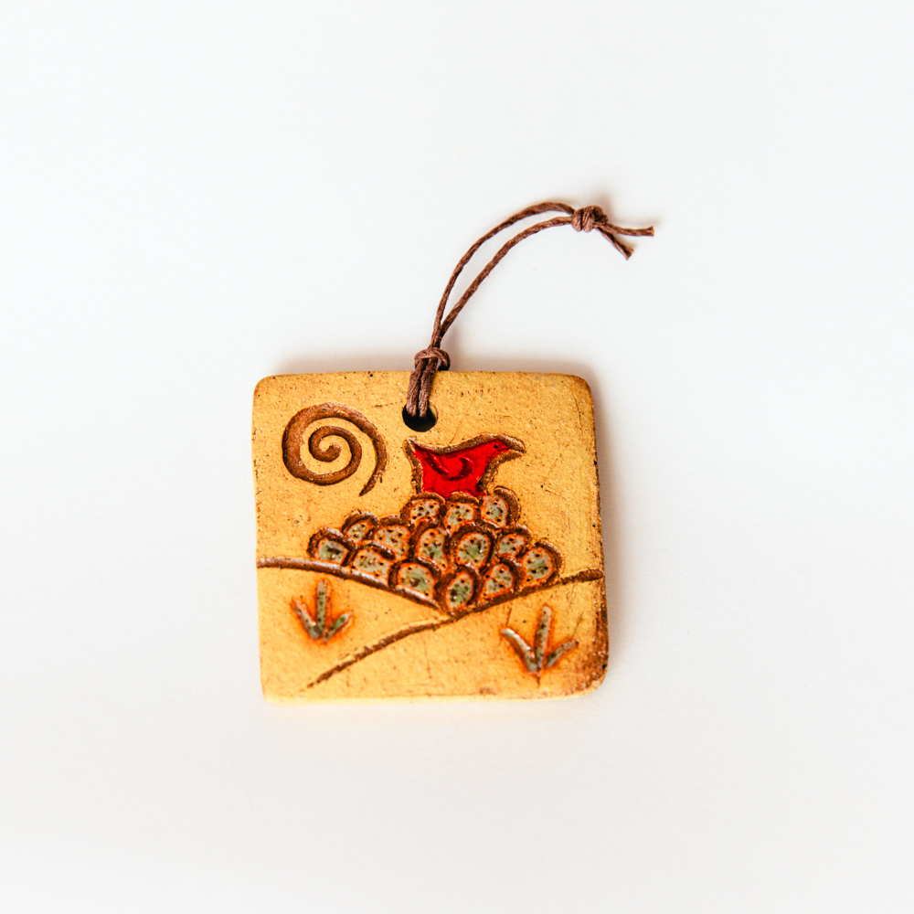 Ceramic Bird Ornament Tohono Chul
