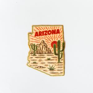 Retro Arizona State Sticker Tohono Chul