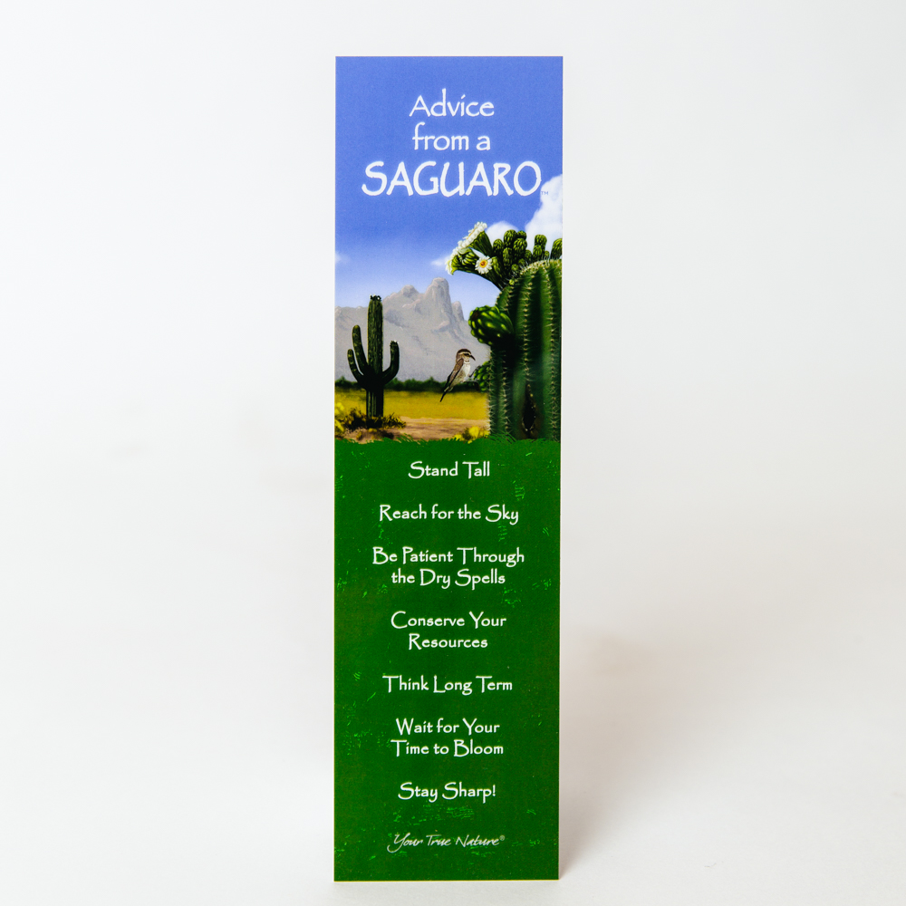 Advice from a Saguaro Bookmark Tohono Chul