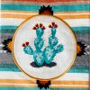 Southwest Craze Applique Tea Towel Tohono Chul