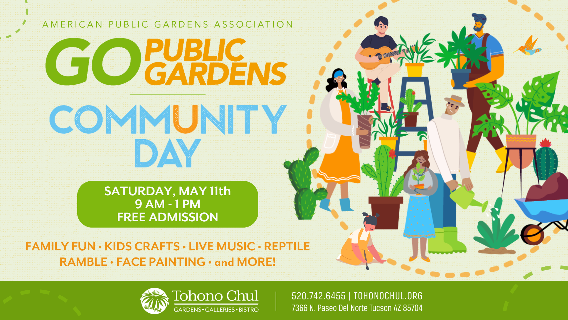 Go Public Gardens Community Day at Tohono Chul