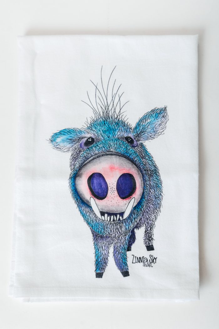 Javelina Tea Towel Tohono Chul