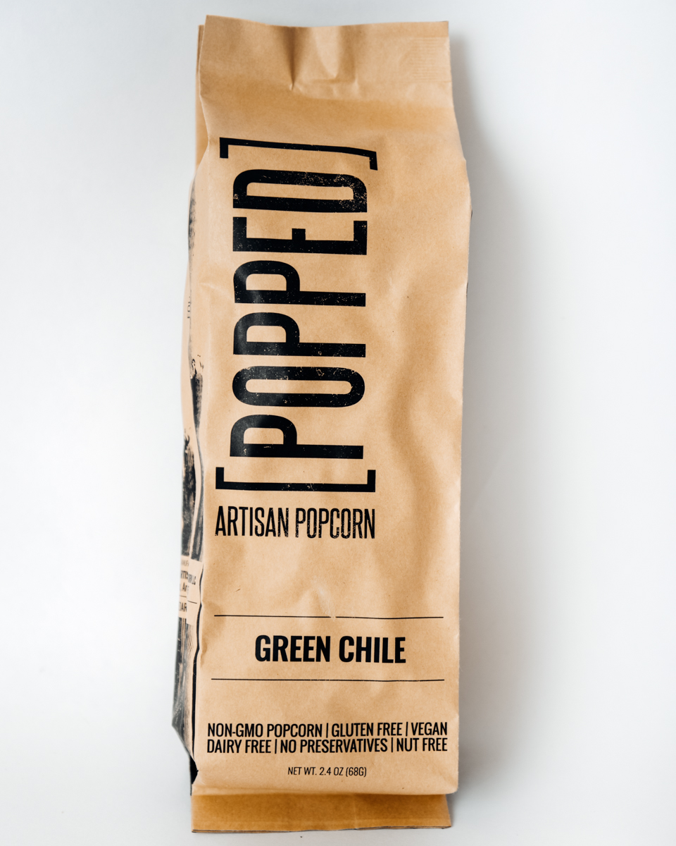 POPPED Artisan Popcorn - Green Chile Tohono Chul