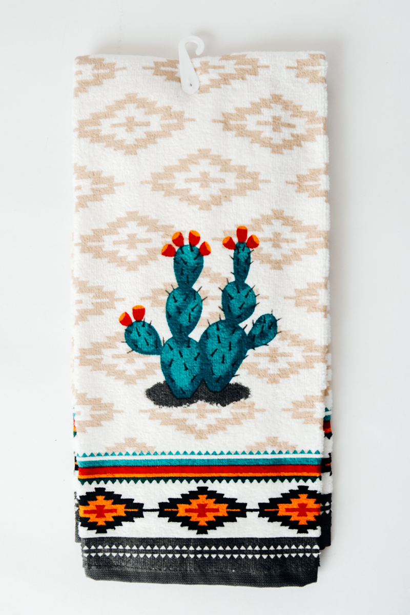Southwest Craze Cactus Kitchen Towel Tohono Chul
