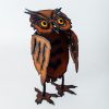 Owl Yard Art Rusted Metal Garden Decor Tohono Chul