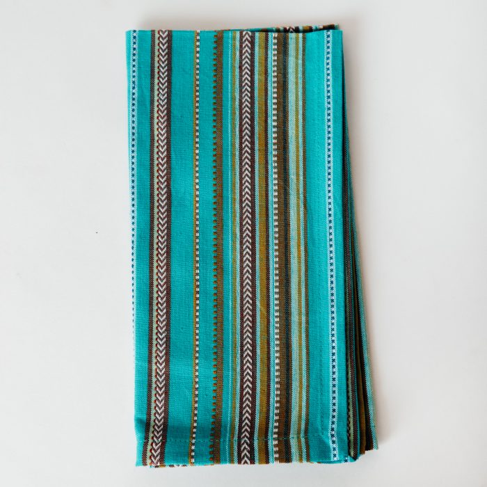 Serape Turquoise Napkin Tohono Chul