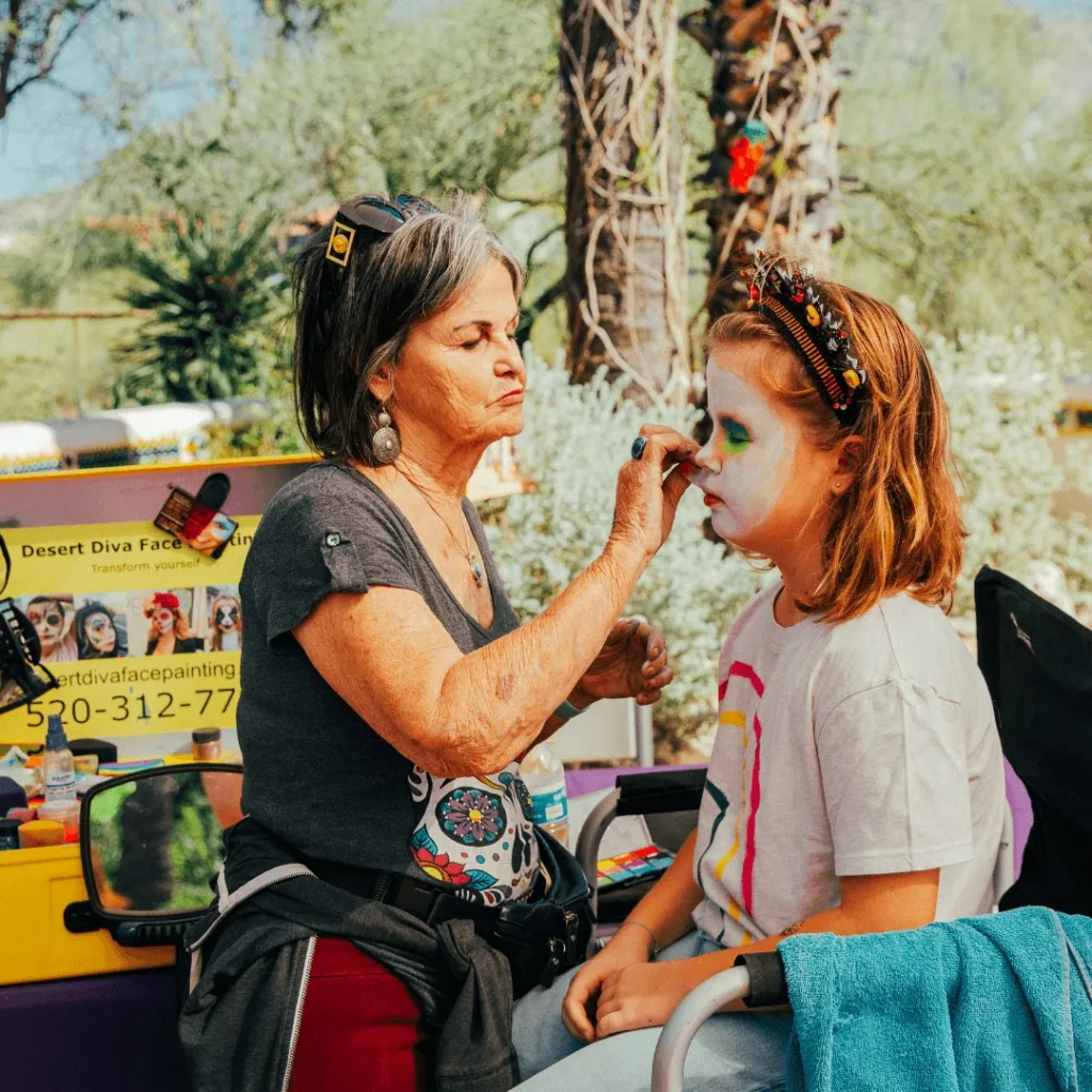 face painting