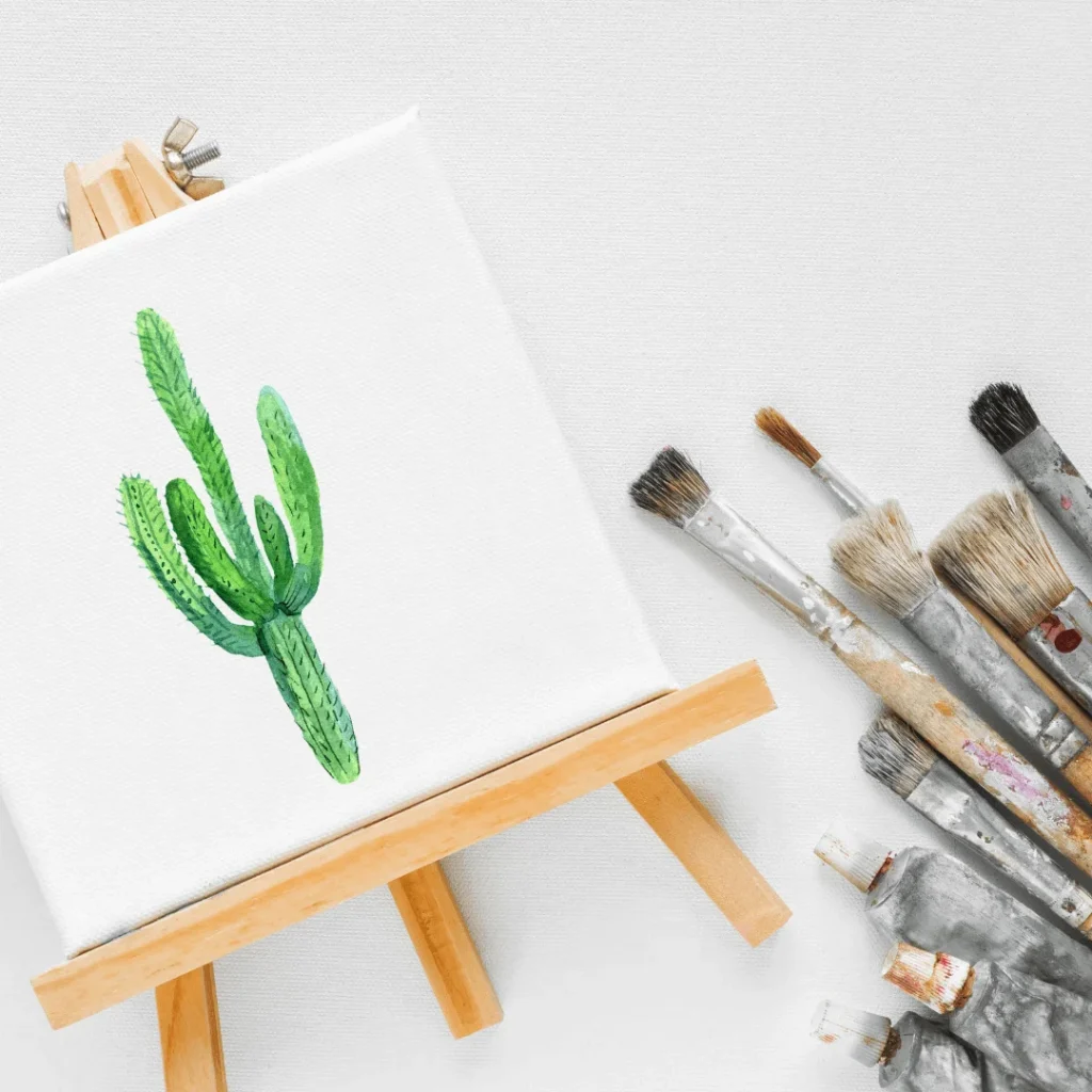 cactus painting