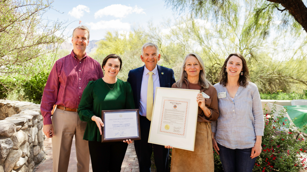 April 19th Declared "Tohono Chul Day" By Town Of Oro Valley